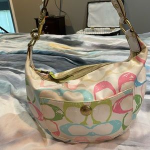 Coach scribble hobo bag